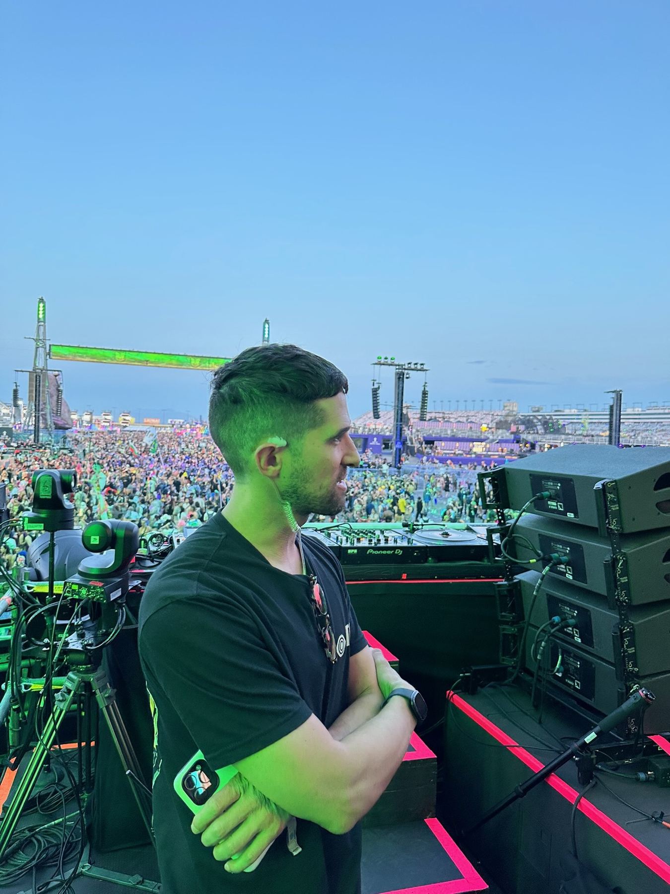 Main stage production at Electric Daisy Carnival, Las Vegas Motor Speedway